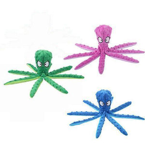 【30% Off + Free Gift】Octopus Squeaky Toy for Dog Plush Dog Chew Toy
