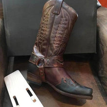 Load image into Gallery viewer, Men's Buckle Caved Cowboy Boots