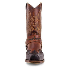 Load image into Gallery viewer, Men's Buckle Caved Cowboy Boots