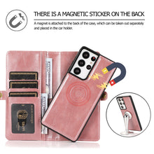 Load image into Gallery viewer, Multifunctional Split Magnetic Wallet Phone Case For Samsung S21 Ultra 5G