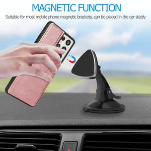 Multifunctional Split Magnetic Wallet Phone Case For Samsung S21 Ultra 5G