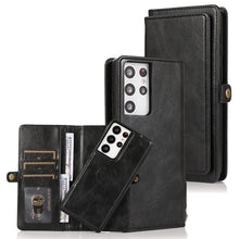Load image into Gallery viewer, Multifunctional Split Magnetic Wallet Phone Case For Samsung S21 Ultra 5G