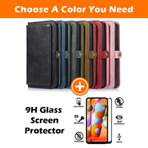 Multifunctional Split Magnetic Wallet Phone Case For Samsung S21 Ultra 5G