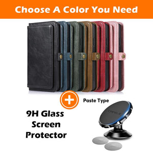 Multifunctional Split Magnetic Wallet Phone Case For Samsung S21 Ultra 5G